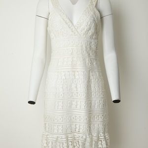 DVF Diane Von Furstenberg White Eyelet Dress NWT